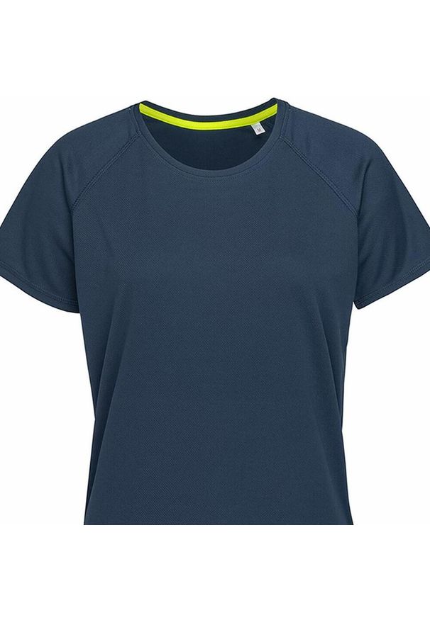 Stedman - Raglanowa Koszulka Aktywna Dla Kobiet. Kolor: niebieski. Długość rękawa: raglanowy rękaw. Sport: turystyka piesza