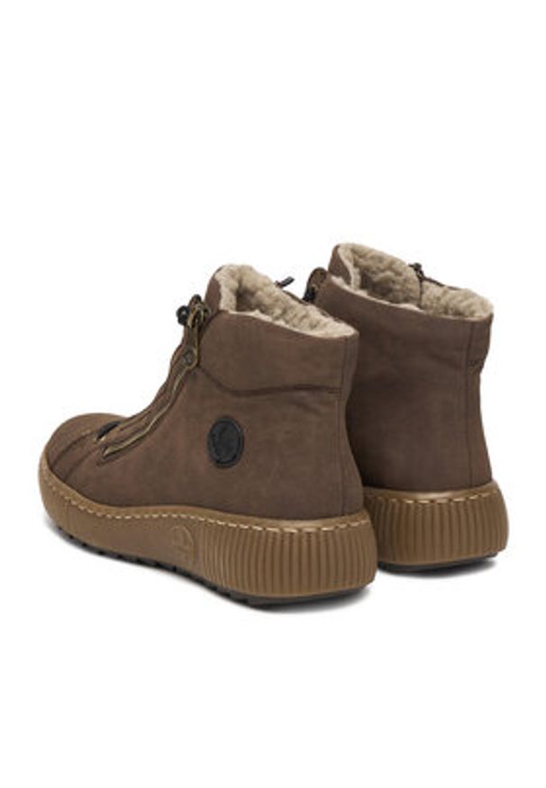 Rieker Trzewiki CEO-Z6660-25 Brązowy. Kolor: brązowy. Materiał: materiał