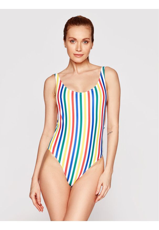 Drivemebikini Strój kąpielowy Candice 2017-DRV-003_MU Kolorowy. Materiał: syntetyk. Wzór: kolorowy