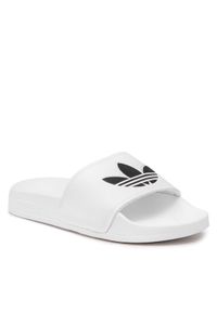 Adidas - adidas Klapki Adilette Lite FU8297 Biały. Kolor: biały. Materiał: skóra