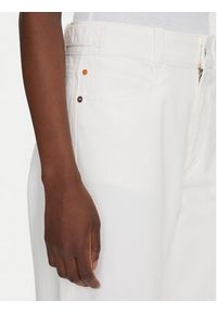 BOSS Jeansy Talashea 50537020 Écru Wide Leg. Kolor: kremowy #3