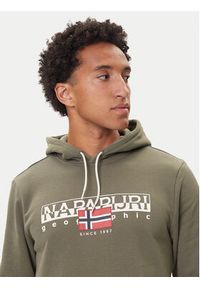 Napapijri Bluza B-Aylmer NP0A4I1D Khaki Regular Fit. Kolor: brązowy. Materiał: bawełna #5