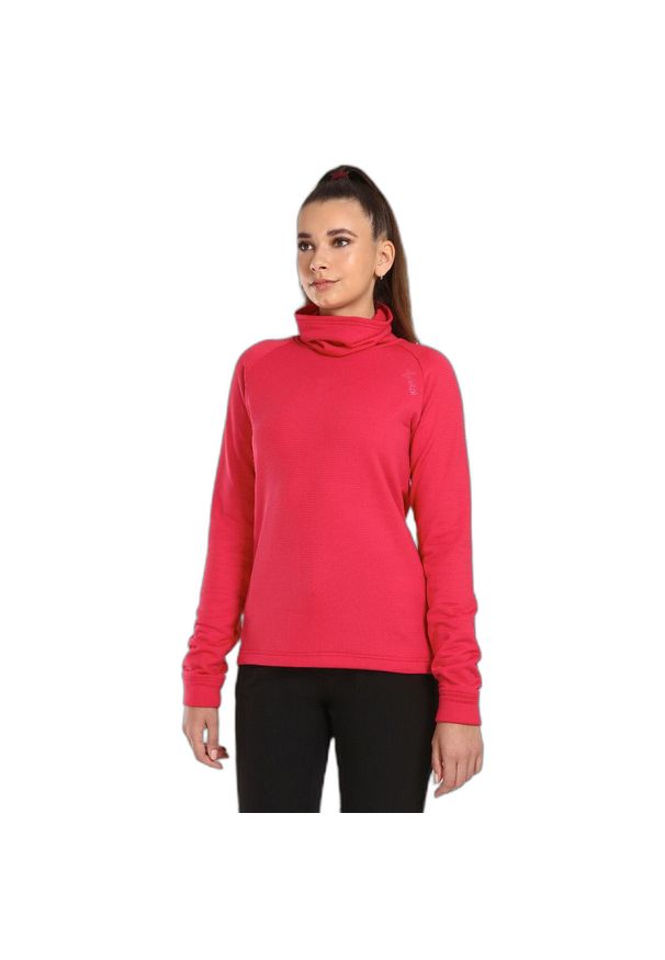 Sweter damski Kilpi Rolo. Kolor: różowy. Sezon: zima. Sport: narciarstwo