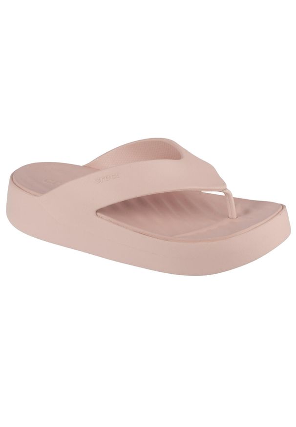 Japonki damskie Crocs 2094106UR. Kolor: beżowy. Materiał: materiał, syntetyk