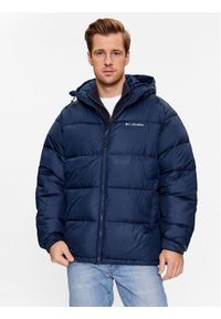 columbia - Columbia Kurtka zimowa Pike Lake™ II Hooded Jacket Granatowy Regular Fit. Kolor: niebieski. Materiał: syntetyk. Sezon: zima