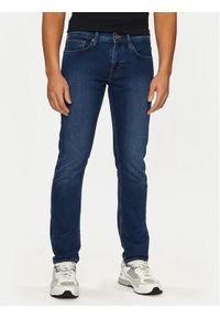 Pepe Jeans Jeansy PM207389 Granatowy Slim Fit. Kolor: niebieski