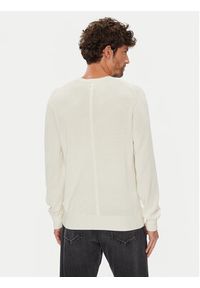 Calvin Klein Sweter LV040BM343 Écru Regular Fit. Materiał: bawełna #5