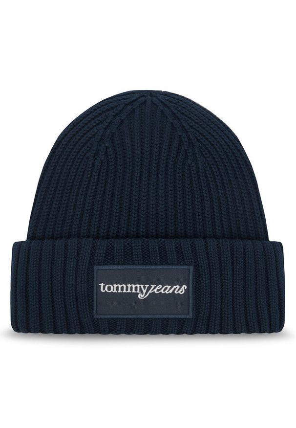 Czapka Tommy Jeans. Kolor: niebieski
