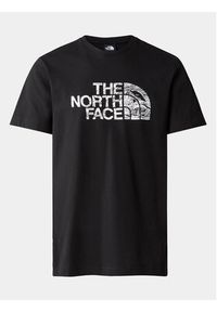 The North Face T-Shirt Woodcut Dome NF0A87NX Czarny Regular Fit. Kolor: czarny. Materiał: bawełna #7