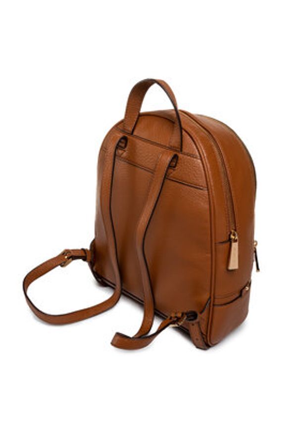 MICHAEL Michael Kors Plecak Rhea Zip 30S5GEZB1L Brązowy. Kolor: brązowy. Materiał: skóra