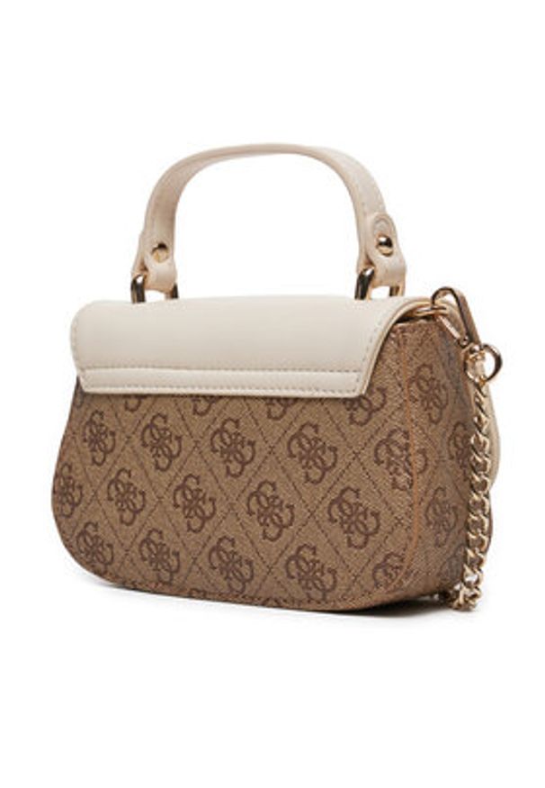 Guess Torebka J4YZ42 WFEN0 Beżowy. Kolor: beżowy. Materiał: skórzane