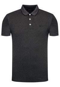 Jack & Jones - Jack&Jones Polo Paulos 12136668 Czarny Slim Fit. Typ kołnierza: polo. Kolor: czarny. Materiał: bawełna