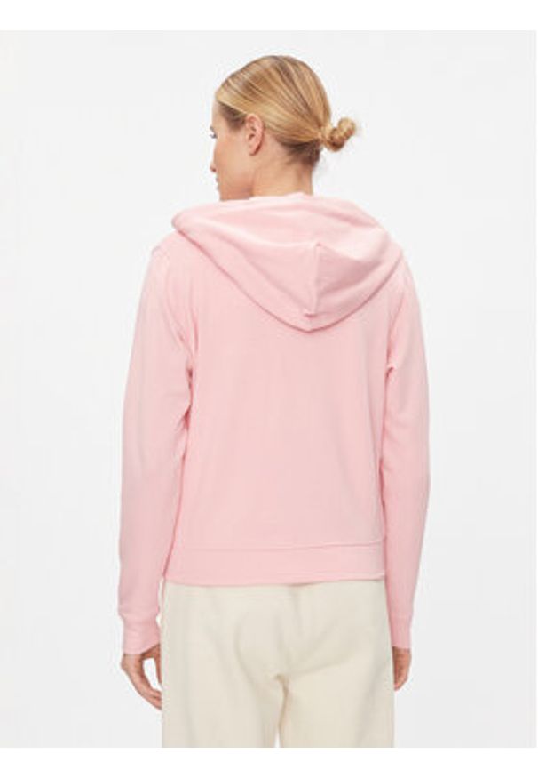 Tommy Jeans Bluza Signature DW0DW17338 Różowy Regular Fit. Kolor: różowy