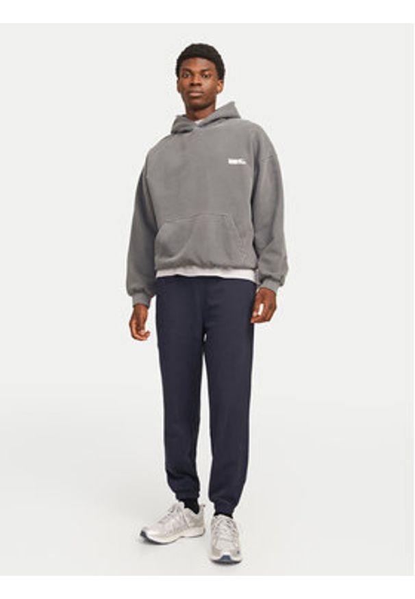 Jack & Jones Spodnie dresowe Morgan 12257964 Granatowy Regular Fit. Kolor: niebieski. Materiał: syntetyk, bawełna