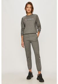 Champion - Bluza bawełniana 113190. Okazja: na co dzień. Kolor: szary. Materiał: bawełna. Wzór: aplikacja. Styl: casual #6