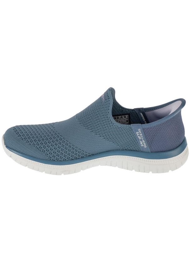 skechers - Buty sportowe Sneakersy damskie, Slip-ins: Virtue - Sleek. Kolor: niebieski. Sport: turystyka piesza