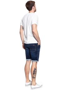 Mustang - SPODENKI MUSTANG Chicago Short DENIM BLUE 1008363 5000 982. Materiał: denim #10