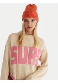 Roxy Sweter Exploring Heart ERJSW03674 Beżowy Regular Fit. Kolor: beżowy. Materiał: akryl #3