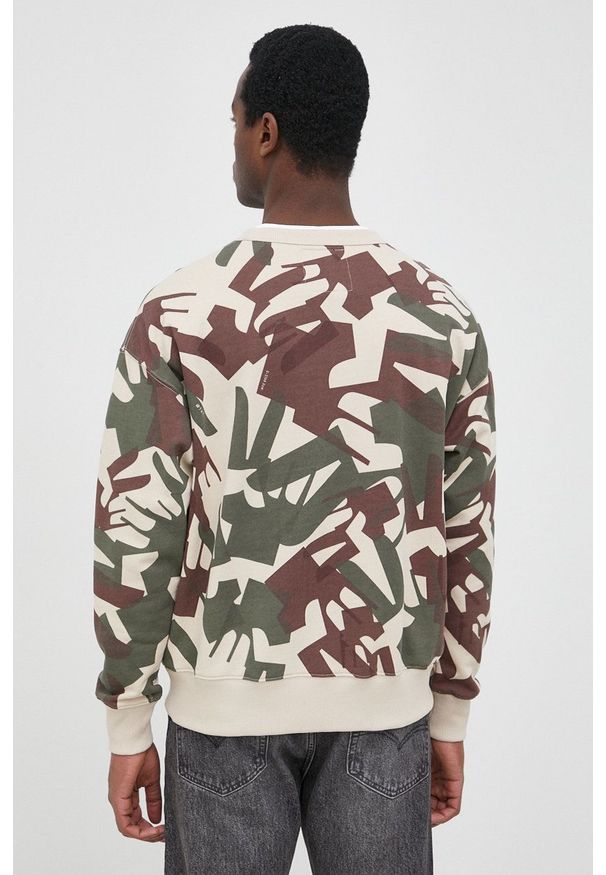 G-Star RAW - G-Star Raw bluza męska wzorzysta. Materiał: dzianina, poliester