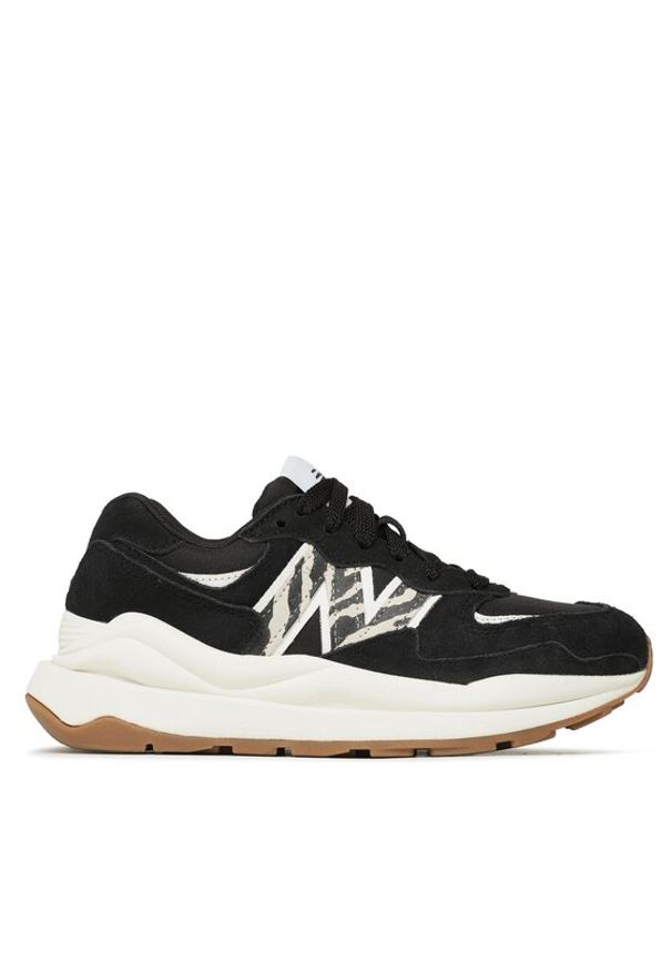 New Balance Sneakersy W5740APA Czarny. Kolor: czarny. Materiał: zamsz, skóra