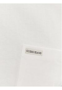 Guess Jeans T-Shirt M5RI74 K8FQ4 Biały Regular Fit. Kolor: biały. Materiał: bawełna #5