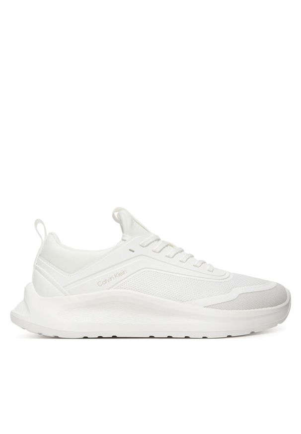 Calvin Klein Sneakersy Light Eva Run Sock Mesh HW0HW03023 Biały. Kolor: biały. Materiał: materiał. Sport: bieganie