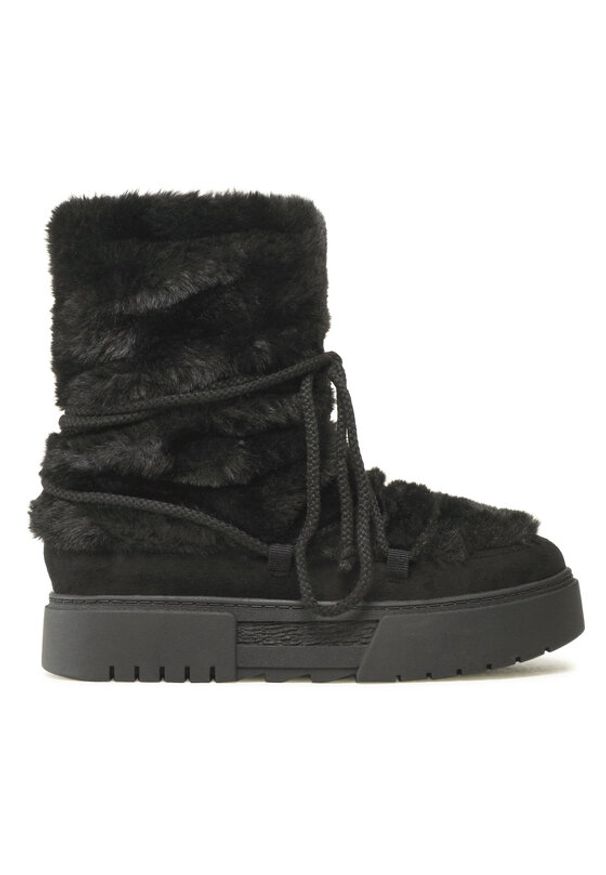 Jenny Fairy Śniegowce WS5895-05 Czarny. Kolor: czarny. Materiał: materiał