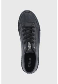 Big-Star - Big Star Tenisówki męskie kolor czarny. Nosek buta: okrągły. Zapięcie: sznurówki. Kolor: czarny. Materiał: guma #2