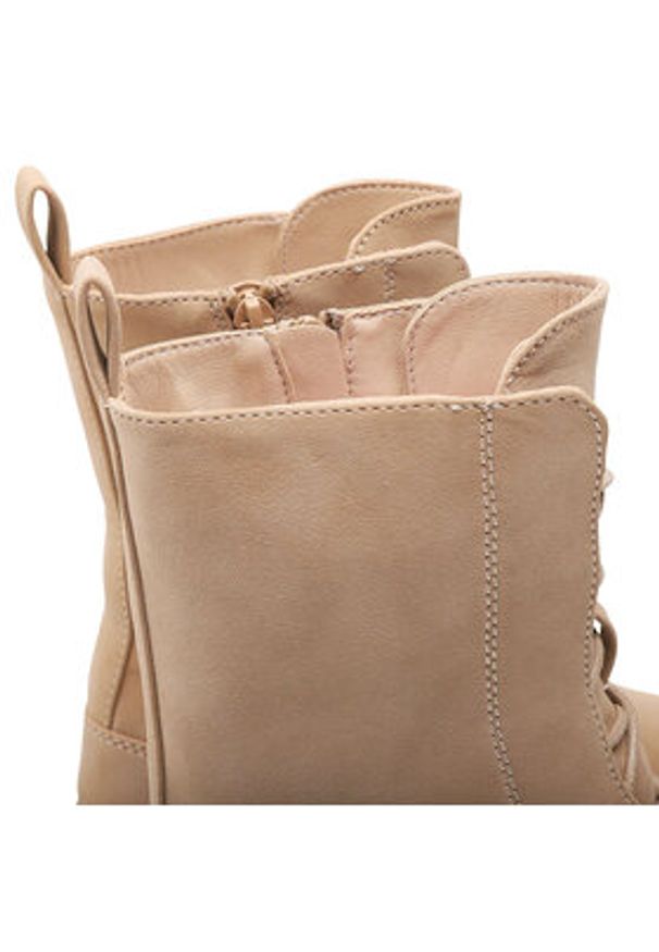 Jenny Fairy Trapery WS5605-12 Beżowy. Kolor: beżowy. Materiał: skóra