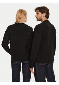 AMI PARIS Sweter BFUKS006.018 Czarny Regular Fit. Kolor: czarny. Materiał: wełna