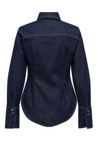 only - ONLY Koszula jeansowa Perla 15359156 Granatowy Slim Fit. Kolor: niebieski. Materiał: bawełna #3