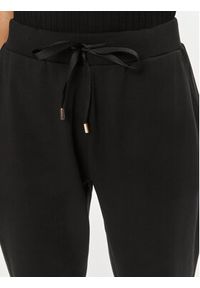 Liu Jo Sport Spodnie dresowe TA4172 FS090 Czarny Regular Fit. Kolor: czarny. Materiał: bawełna