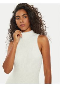 Guess Sukienka dzianinowa W4BK72 Z3BJ0 Écru Slim Fit. Materiał: syntetyk #5