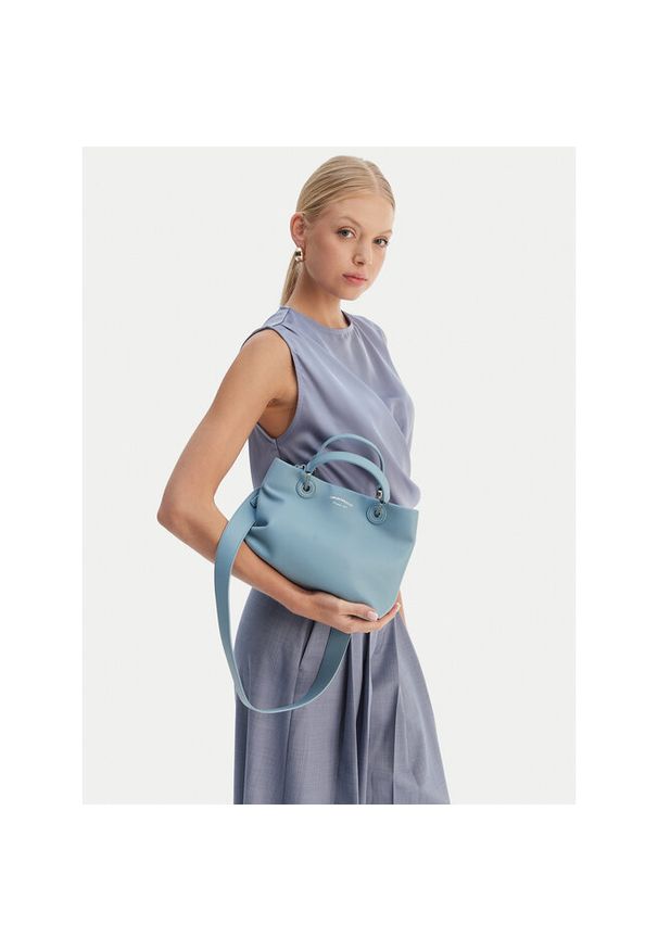 Torebka Emporio Armani. Kolor: niebieski