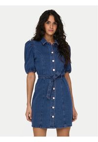 only - ONLY Sukienka jeansowa Vibbe 15304123 Niebieski Regular Fit. Kolor: niebieski. Materiał: bawełna #1