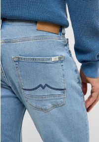 Męskie Spodnie Jeansowe Mustang Style Vegas Slim Denim Blue 1017422 5000 602 #5