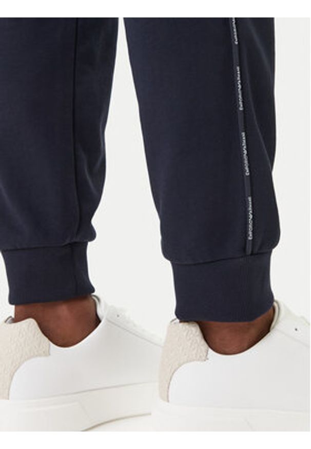 Emporio Armani Underwear Spodnie dresowe EM000500 AF18887 UB102 Granatowy Regular Fit. Kolor: niebieski. Materiał: bawełna