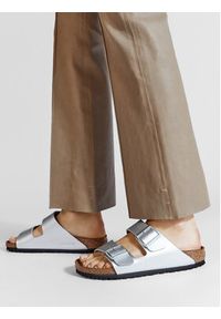 Birkenstock Klapki Arizona Bs 1012283 Srebrny. Kolor: srebrny. Materiał: skóra #6
