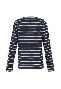 Regatta - T-shirt Damski Paski Z Długim Rękawem Federica II. Kolor: niebieski, wielokolorowy, biały. Długość rękawa: długi rękaw. Długość: długie. Wzór: paski. Sport: turystyka piesza #2