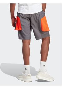 Adidas - adidas Szorty sportowe City Escape Premium Shorts IC3730 Szary Loose Fit. Kolor: szary. Materiał: syntetyk. Styl: sportowy #6
