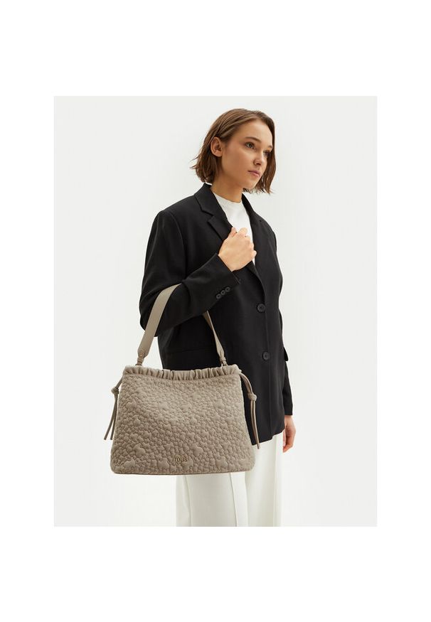 Tous - Torebka TOUS. Kolor: beżowy