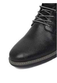 Rieker Półbuty 14450-00 Czarny. Kolor: czarny. Materiał: skóra #7