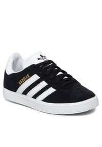 Adidas - adidas Sneakersy Gazelle C BB2507 Czarny. Kolor: czarny. Materiał: zamsz, skóra. Model: Adidas Gazelle
