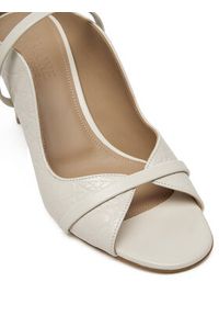 MALONE SOULIERS Klapki Norah 70-157 Écru. Materiał: skóra #3