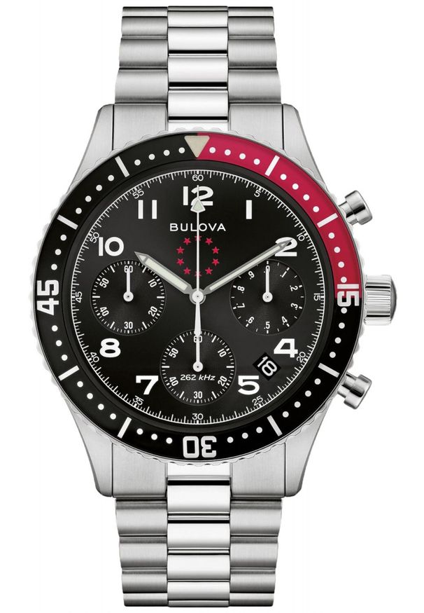 Zegarek męski Bulova 98B451 srebrny. Kolor: srebrny