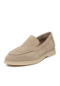 Gino Rossi - GINO ROSSI Mokasyny LORELLA 26220 Beżowy. Kolor: beżowy. Materiał: zamsz, skóra #3
