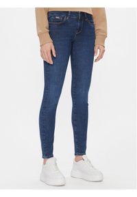 Pepe Jeans Jeansy PL204583 Granatowy Skinny Fit. Kolor: niebieski