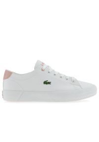 Buty Lacoste Gripshot 0121 1 CUJ 742CUJ0001-1Y9 - białe. Kolor: biały. Materiał: syntetyk, skóra. Szerokość cholewki: normalna