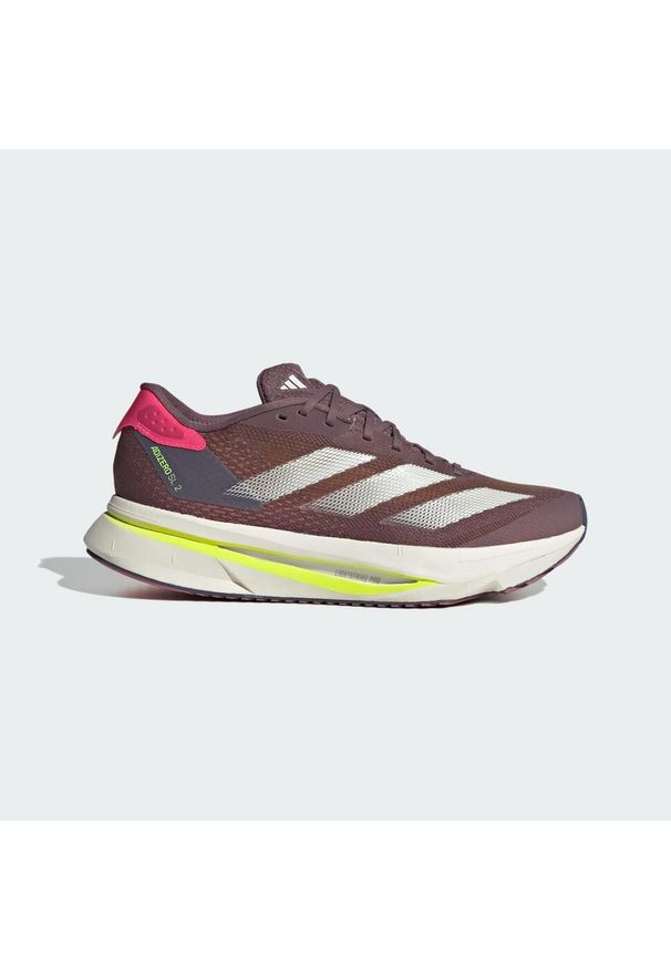 Adidas - Buty Adizero SL2 Running. Kolor: fioletowy, różowy, biały, wielokolorowy. Materiał: materiał. Sport: bieganie