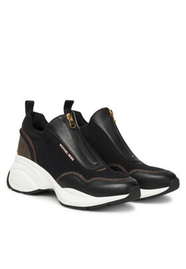 MICHAEL Michael Kors Sneakersy Zuma Mixed-Media Trainer 43F5ZUFP1L Czarny. Kolor: czarny. Materiał: materiał